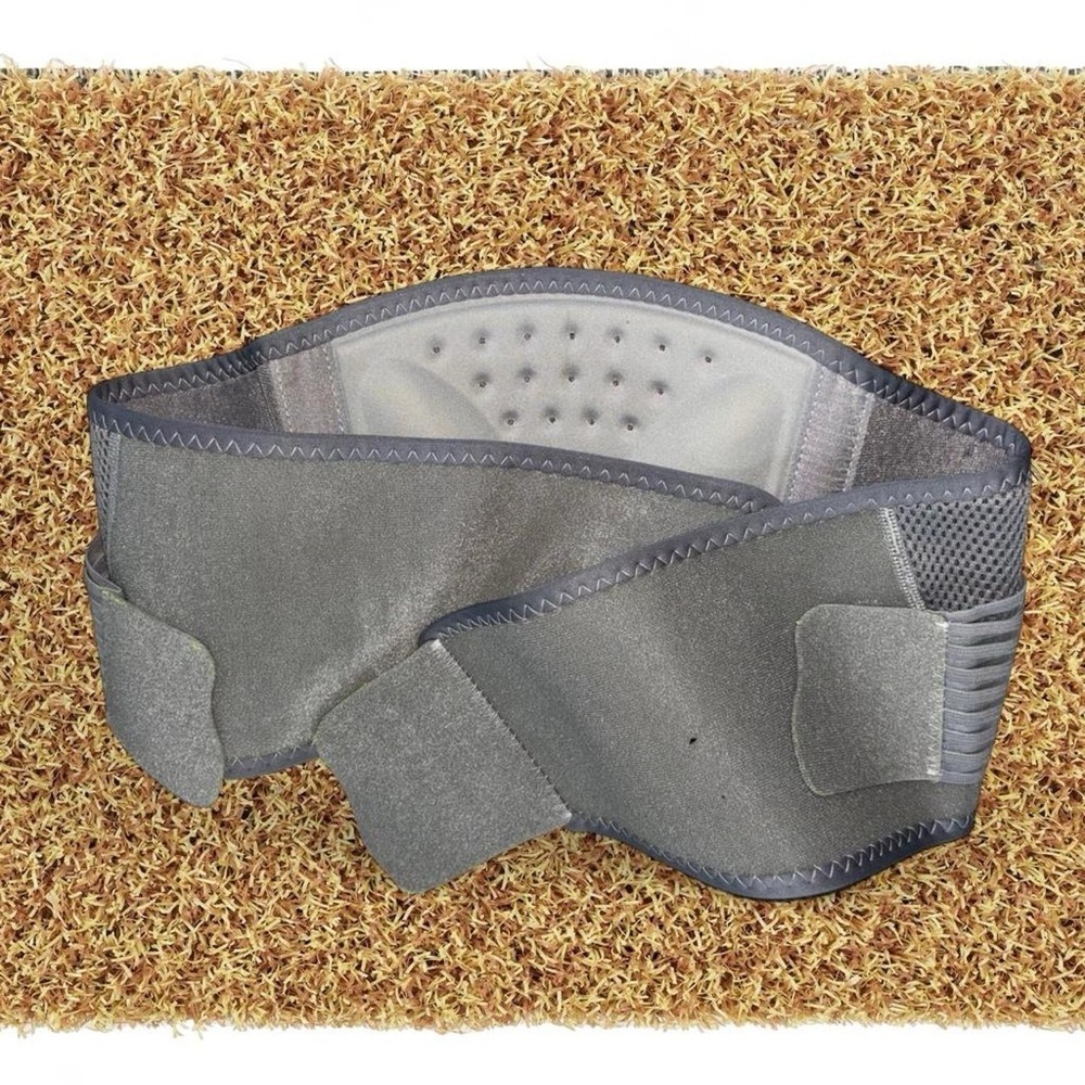 Gray Mesh Waist Support Belt - Picture 2 of 3